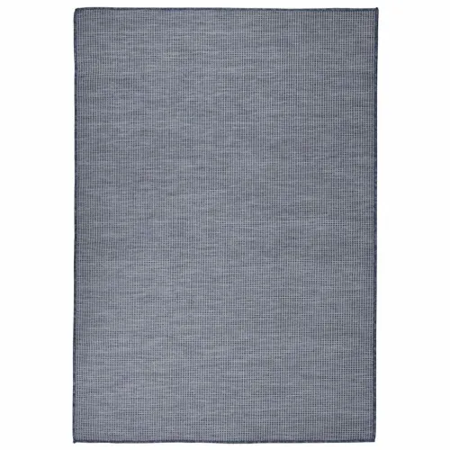 Vanjski tepih ravnog tkanja 140 x 200 cm plavi - Plava 140 x 200 cm Cijena