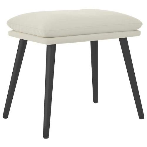 Tabure krem bijeli 45x29,5x35 cm baršunasti - Krem bijela 1 Krem bijela Cijena