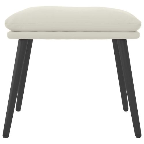 Tabure krem bijeli 45x29,5x35 cm baršunasti - Krem bijela 1 Krem bijela Cijena