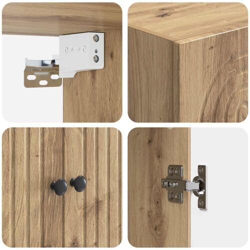 Set ormara 2 kom. Konstruirano drvo - hrast artisan Cijena