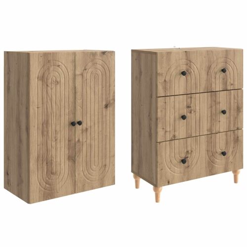 Set ormara 2 kom. Konstruirano drvo - hrast artisan Cijena