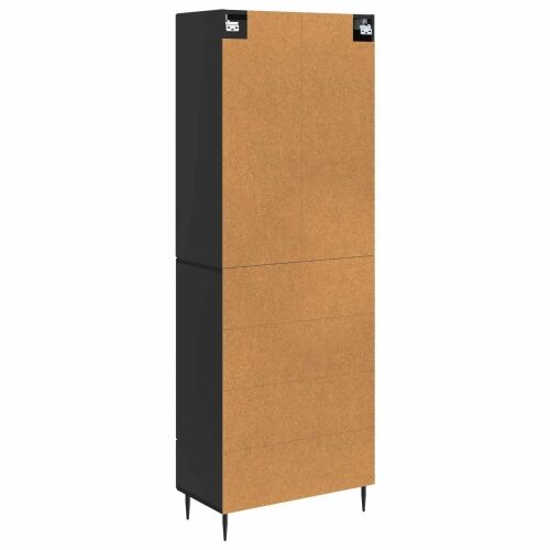 Set ormara 2 kom. 66 x 34,5 x 90 cm Konstruirano drvo Crna - Crna Cijena