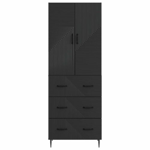 Set ormara 2 kom. 66 x 34,5 x 90 cm Konstruirano drvo Crna - Crna Cijena