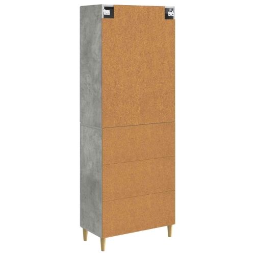 Set ormara 2 kom. 66 x 34,5 x 90 cm Konstruirano drvo - Beton siva Cijena