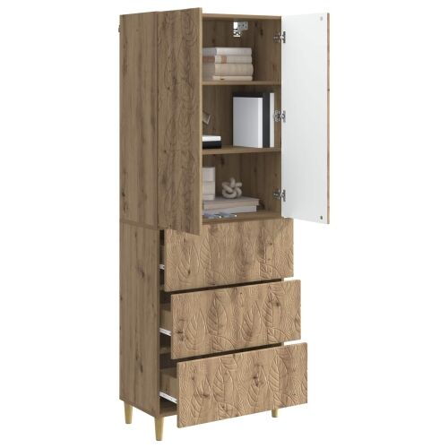 Set ormara 2 kom. 66 x 34,5 x 90 cm Konstruirano drvo - hrast artisan Cijena