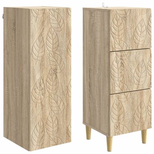 Set ormara 2 kom. 33 x 34,5 x 90 cm Konstruirano drvo - sonoma hrast Cijena