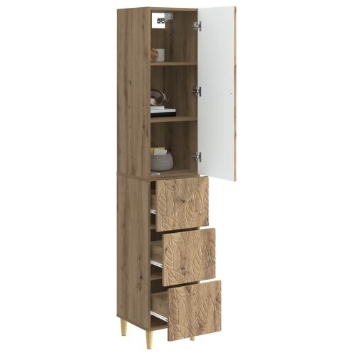 Set ormara 2 kom. 33 x 34,5 x 90 cm Konstruirano drvo - hrast artisan Cijena