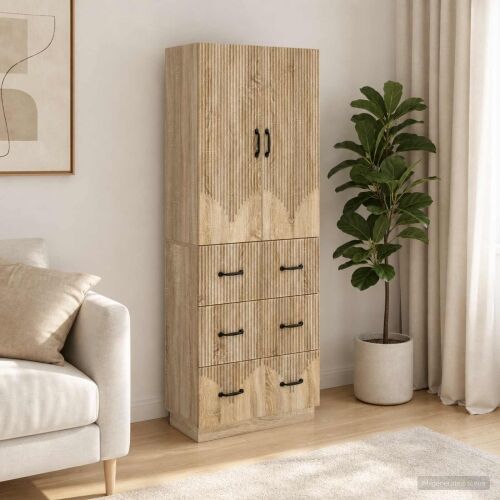 Set ormara 2 kom. 66 x 34,5 x 87 cm Konstruirano drvo - sonoma hrast Cijena