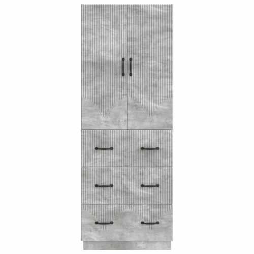 Set ormara 2 kom. 66 x 34,5 x 87 cm Konstruirano drvo - Beton siva Cijena