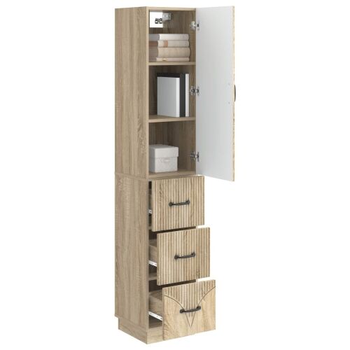 Set ormara 2 kom. 33 x 34,5 x 87 cm Konstruirano drvo - sonoma hrast Cijena
