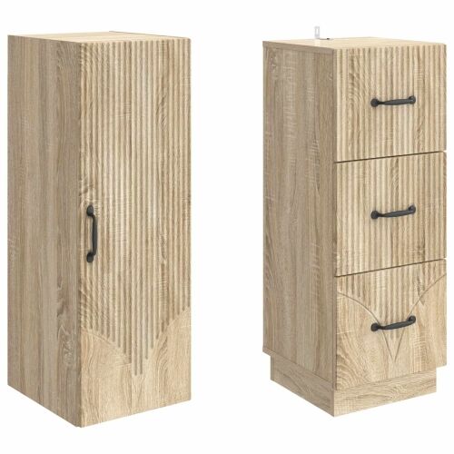 Set ormara 2 kom. 33 x 34,5 x 87 cm Konstruirano drvo - sonoma hrast Cijena