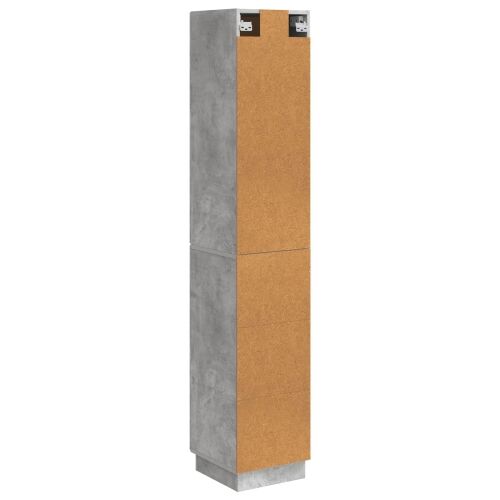 Set ormara 2 kom. 33 x 34,5 x 87 cm Konstruirano drvo - Beton siva Cijena