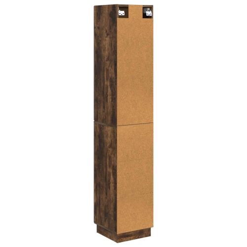 Set ormara 2 kom. 33 x 34,5 x 87 cm Konstruirano drvo - Dimljeni hrast Cijena