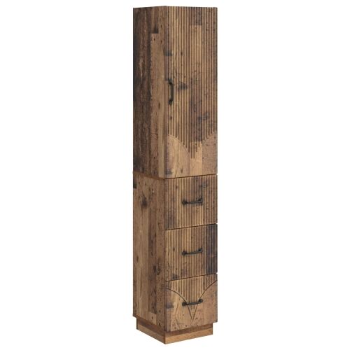 Set ormara 2 kom. 33 x 34,5 x 87 cm Konstruirano drvo - Staro drvo Cijena