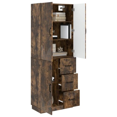 Set ormara 2 kom. Dimljeni hrast Konstruirano drvo - Dimljeni hrast Cijena