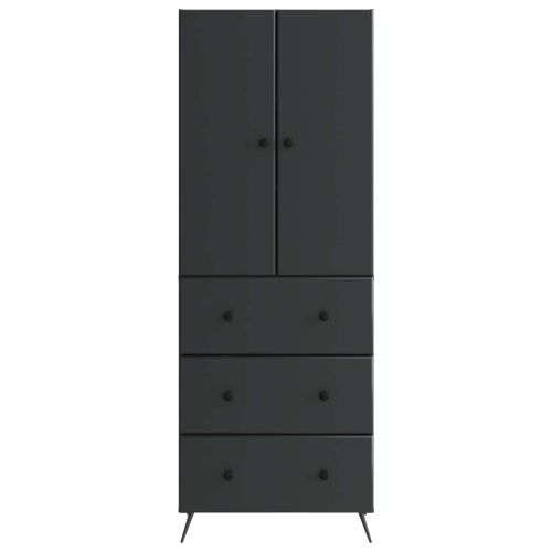 Set ormara 2 kom. 66 x 34,5 x 90 cm Konstruirano drvo Crna - Crna Cijena