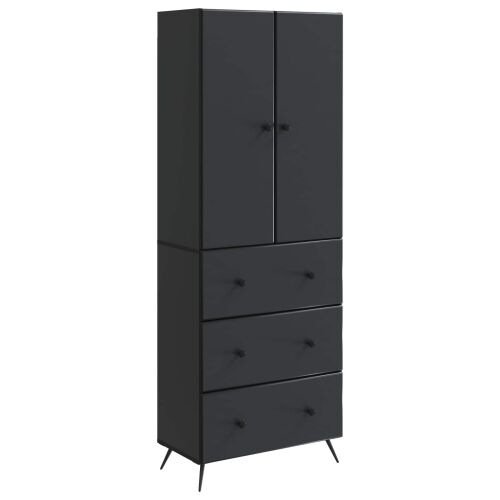 Set ormara 2 kom. 66 x 34,5 x 90 cm Konstruirano drvo Crna - Crna Cijena