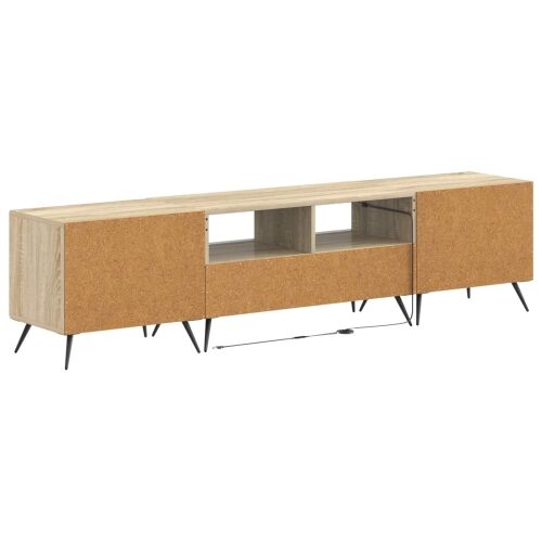 5-dijelni LED TV ormarić Hrast sonoma Konstruirano drvo - Hrast sonoma 81 cm Cijena