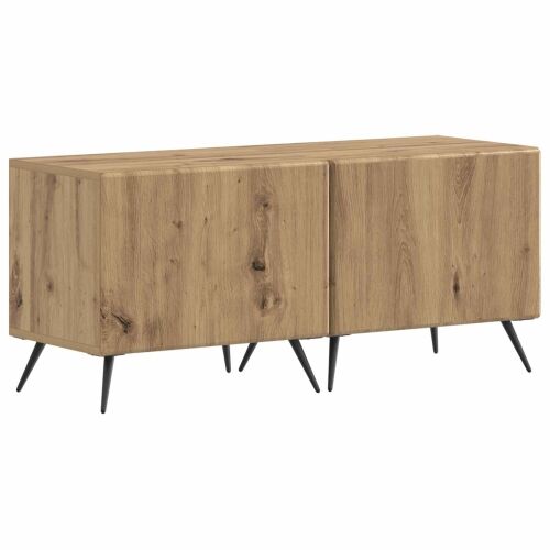 5-dijelni LED TV ormarić Hrast artisan Konstruirano drvo - Hrast artisan 100 cm Cijena