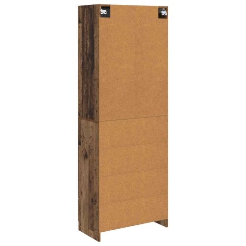 Set ormara 2 kom. 66 x 34,5 x 87 cm Konstruirano drvo - Staro drvo Cijena