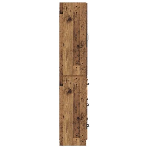Set ormara 2 kom. 66 x 34,5 x 87 cm Konstruirano drvo - Staro drvo Cijena