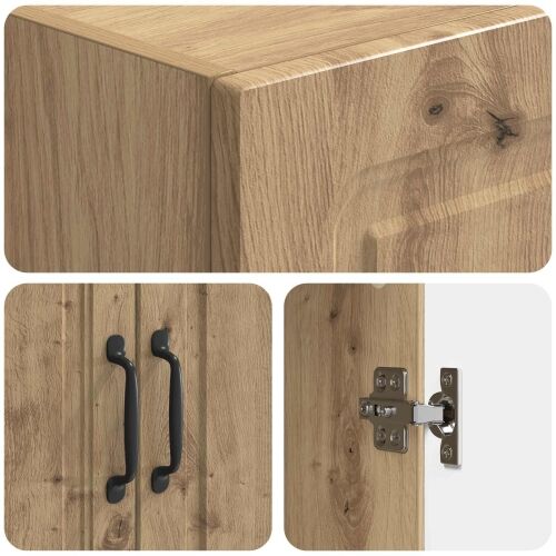 Set ormara 2 kom. 66 x 34,5 x 87 cm Konstruirano drvo - hrast artisan Cijena