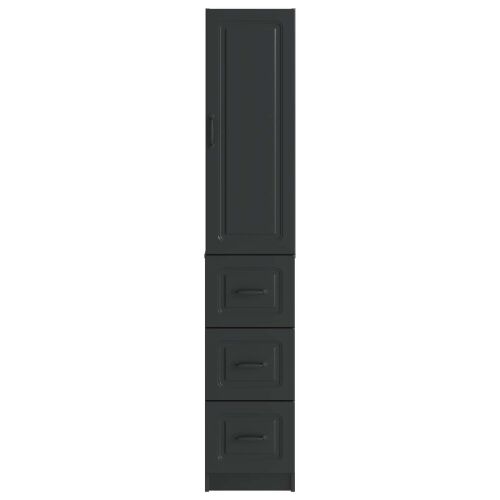 Set ormara 2 kom. 33 x 34,5 x 87 cm Konstruirano drvo Crna - Crna Cijena