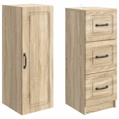 Set ormara 2 kom. 33 x 34,5 x 87 cm Konstruirano drvo - sonoma hrast Cijena