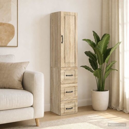 Set ormara 2 kom. 33 x 34,5 x 87 cm Konstruirano drvo - sonoma hrast Cijena