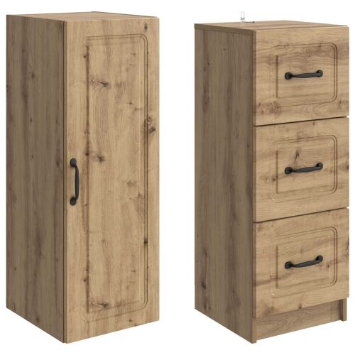 Set ormara 2 kom. 33 x 34,5 x 87 cm Konstruirano drvo - hrast artisan Cijena