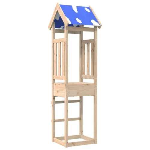 Igraći Toranj Smeđa 52.5 x 46.5 x 208 cm Čvrsto borovo drvo - Masivna borovina Cijena