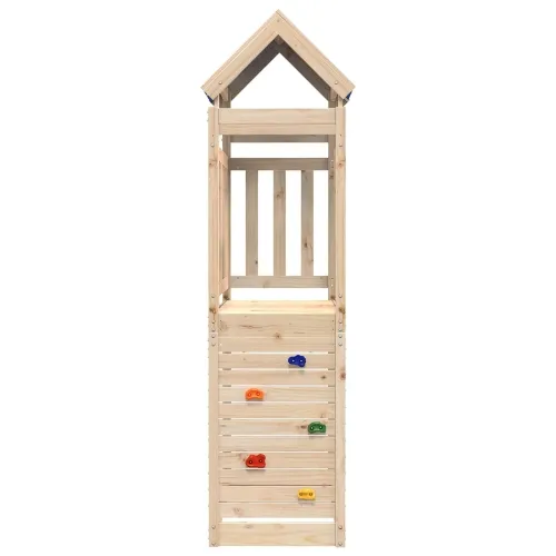Igraći Toranj Smeđa 110.5 x 52.5 x 215 cm Čvrsto borovo drvo - Masivna borovina Cijena