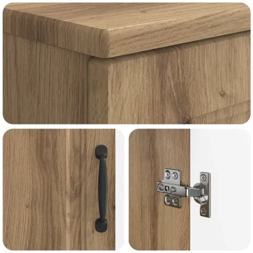 Set kupaonskih ormara od 2 dijela UTRECHT Hrast artisan - Hrast artisan O-oblik Cijena