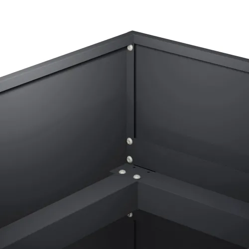 Vrtna saksija Antracit 360 x 80 x 60 cm Čelična vrata - Antracit 360 x 80 x 60 cm Cijena