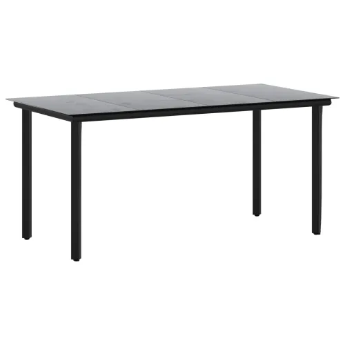 Vrtni set za objed 5 kom. Crna i Tirkizna poliratan - Tirkizna 4 sjedala 160 x 80 x 74 cm Cijena