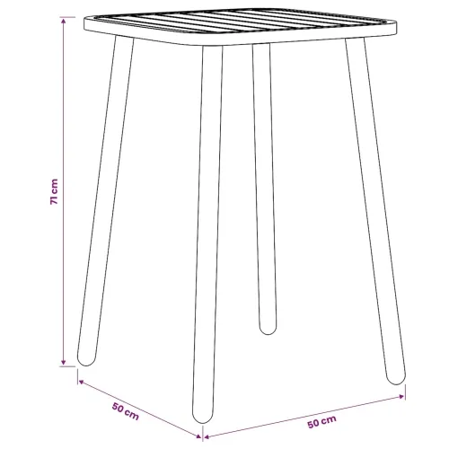Blagovaonski set 9 kom. Antracit Čelik - 8 sjedala 200 x 100 x 71 cm Cijena