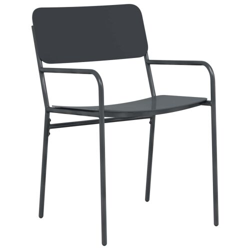 Blagovaonski set 5 kom. Antracit Čelik - 4 sjedala 110 x 80 x 72 cm Cijena
