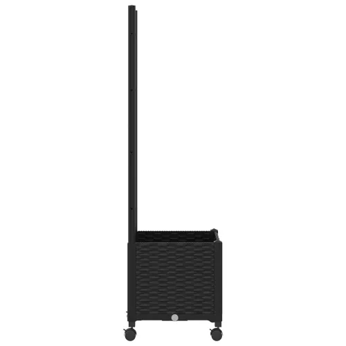 Vrtni saksija s rešetkom i kotačima Crna 40 x 40 x 146 cm PP - Crna 40 x 40 x 136 cm s kotačima Cijena