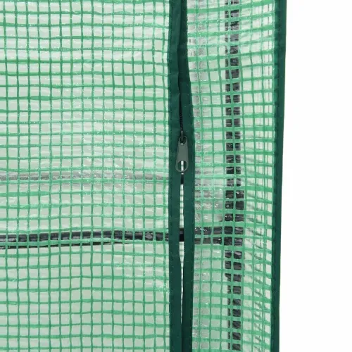 Vrtna saksija s pokrovom staklenika i kotačima Bijela PP - Bijela 40 x 40 x 123 cm s kotačima Cijena