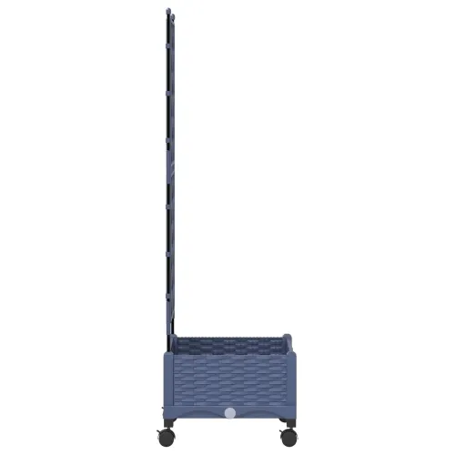 Vrtni saksija s rešetkom i kotačima Siva 40 x 40 x 131,5 cm PP - Siva 40 x 40 x 125,5 cm s kotačima Cijena