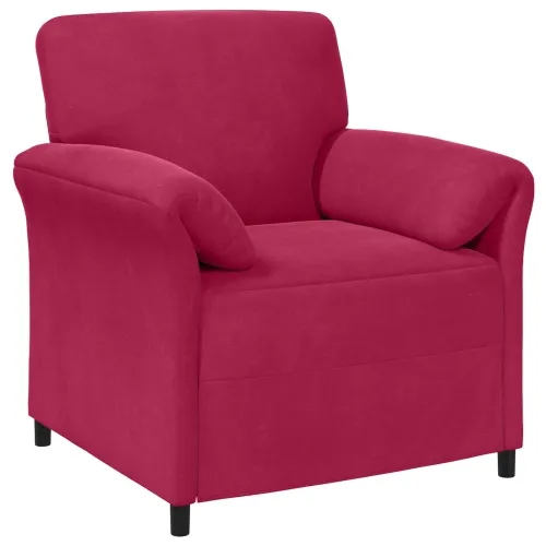Set sofe 2 kom. Vinska crvena Baršun - boja crnog vina 1-sjedalo (70 cm), 2-sjedalo (120 cm) Cijena