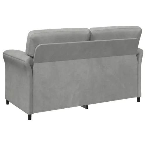 Set sofe 2 kom. Svjetlosiva Baršun - Svjetlosiva 1-Persona (70 cm), 2-Persona (140 cm) Cijena