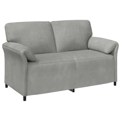 Set sofe 2 kom. Svjetlosiva Baršun - Svjetlosiva 1-Persona (70 cm), 2-Persona (140 cm) Cijena
