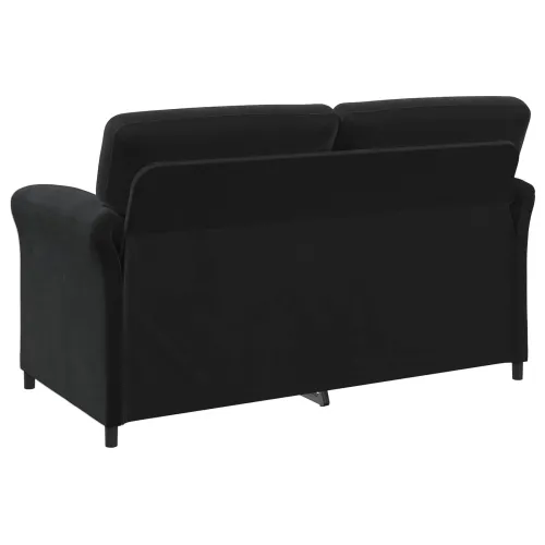 Set sofe 2 kom. Crna Baršun - Crna 1-Persona (70 cm), 2-Persona (140 cm) Cijena