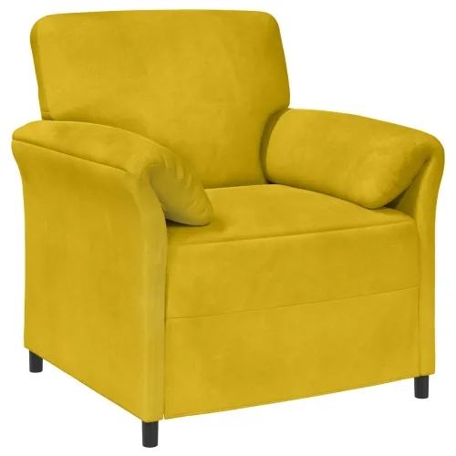 Set sofe 2 kom. Žuta Baršun - Žuta 1-Persona (70 cm), 2-Persona (140 cm) Cijena