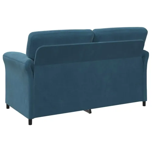 Set sofe 2 kom. Plava Baršun - Plava 1-Persona (70 cm), 2-Persona (140 cm) Cijena
