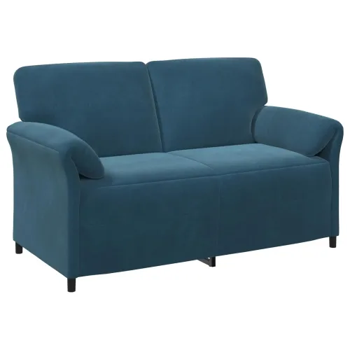 Set sofe 2 kom. Plava Baršun - Plava 1-Persona (70 cm), 2-Persona (140 cm) Cijena