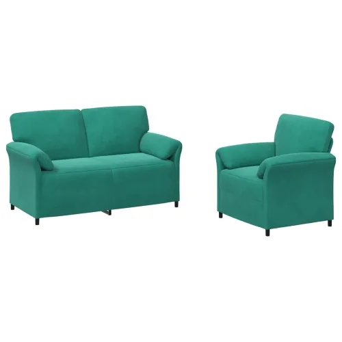 Set sofe 2 kom. Tirkizna Baršun - Tirkizna 1-Persona (70 cm), 2-Persona (140 cm) Cijena
