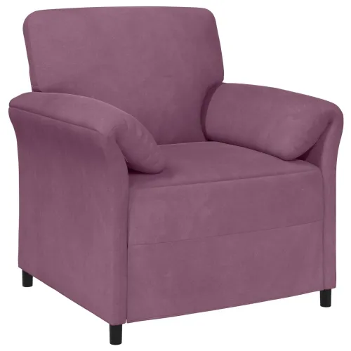 Set sofe 2 kom. Ljubičasta Baršun - Ljubičasta 1-Persona (70 cm), 2-Persona (140 cm) Cijena