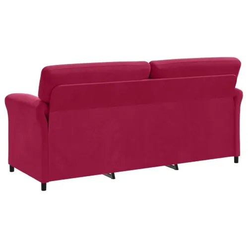 Set sofe 2 kom. Vinska crvena Baršun - boja crnog vina 1-sjedalo (70 cm), 3-sjedalo (180 cm) Cijena